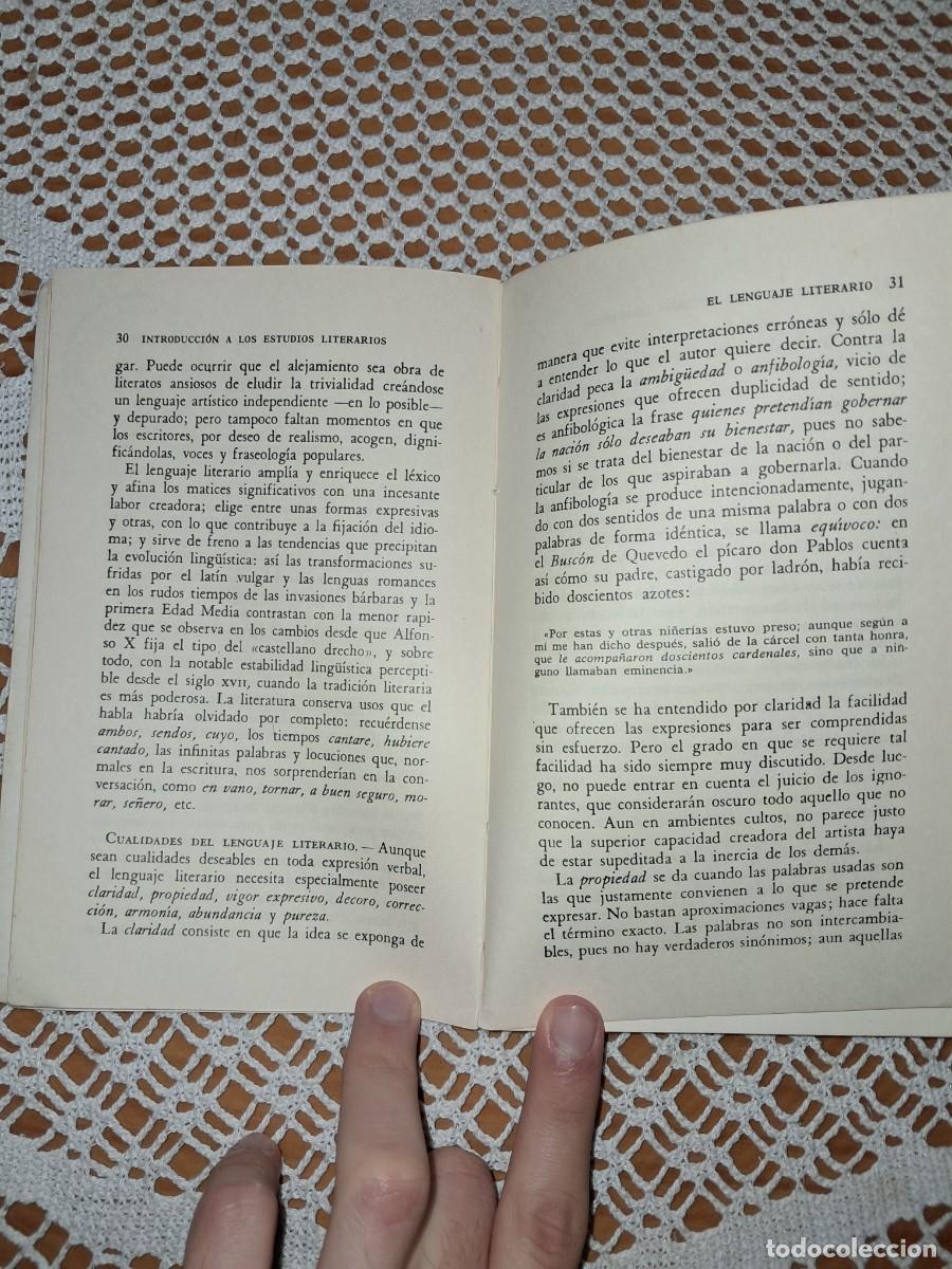 Libros de segunda mano: Introducci&oacute;n a los estudios literarios Rafael Lapesa Melgar - Foto 4