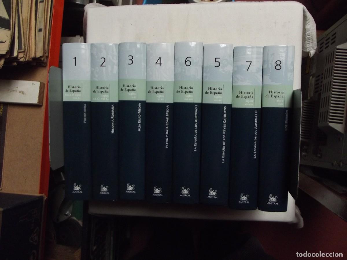 Libros de segunda mano: HISTORIA DE ESPA&Ntilde;A AUSTRAL 8 TOMOS - Foto 1
