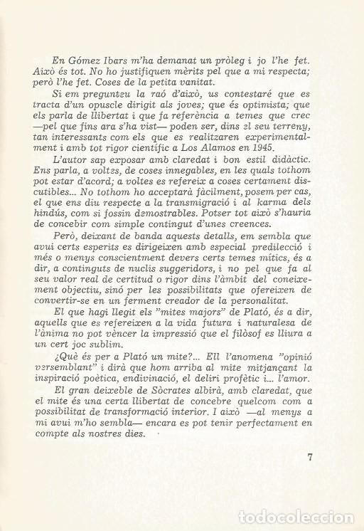 Libros de segunda mano: VERS LHOME NOU DE LA NOVA ERA - JOSEP GOMEZ IBARS - Foto 4
