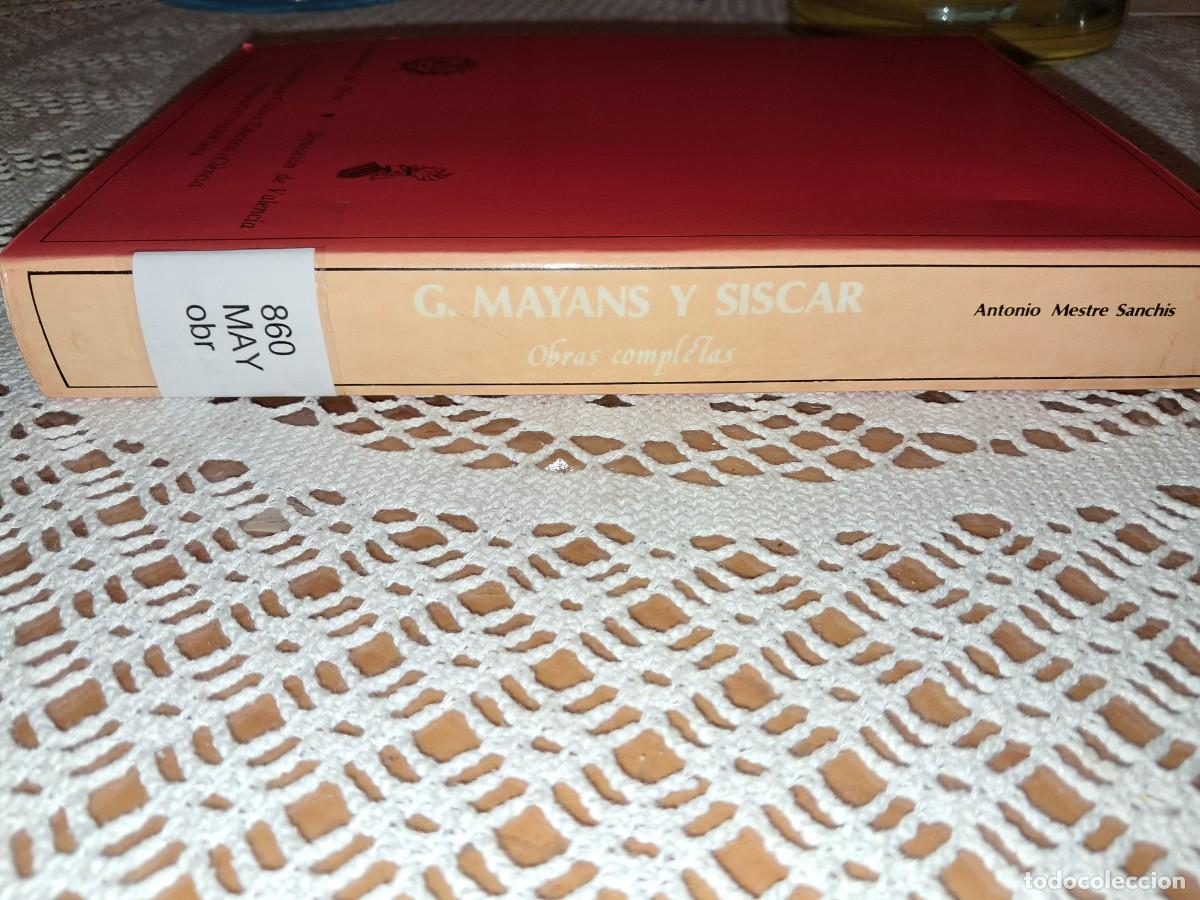 Libros de segunda mano: G. Mayans y S&iacute;scar Obras completas V Ensayos y varia - Foto 3
