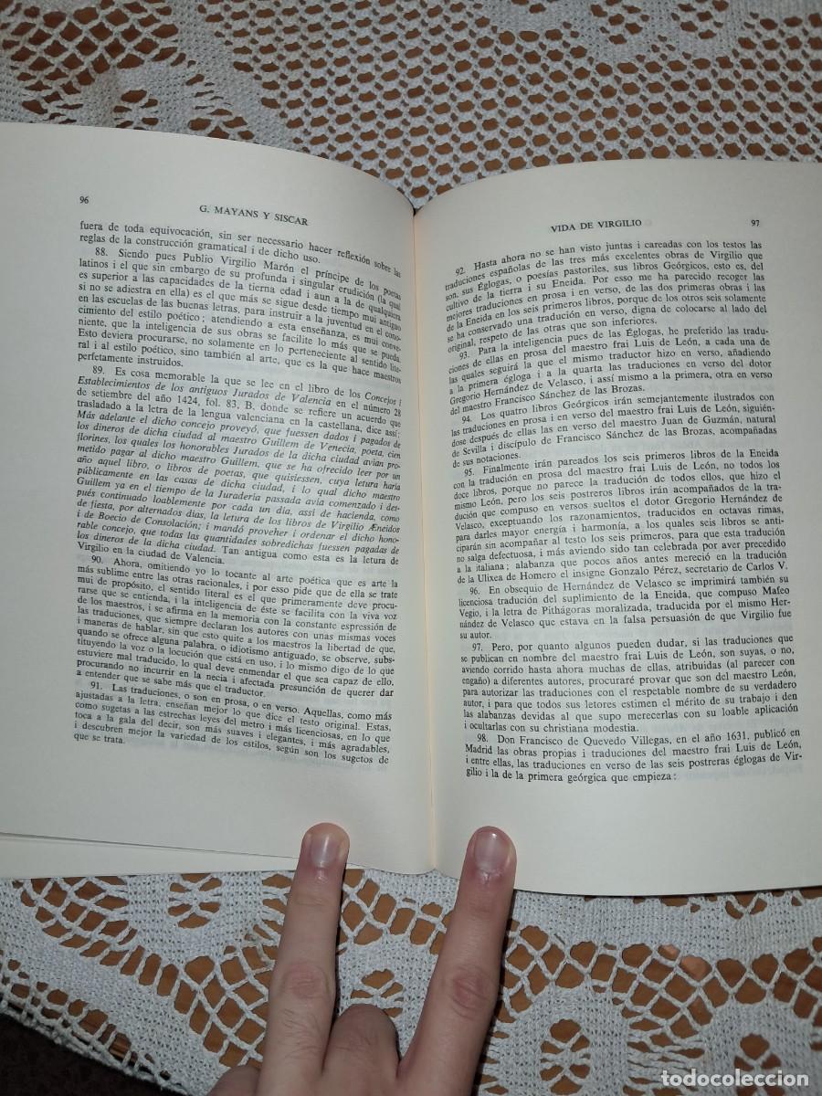 Libros de segunda mano: G. Mayans y S&iacute;scar Obras completas V Ensayos y varia - Foto 4