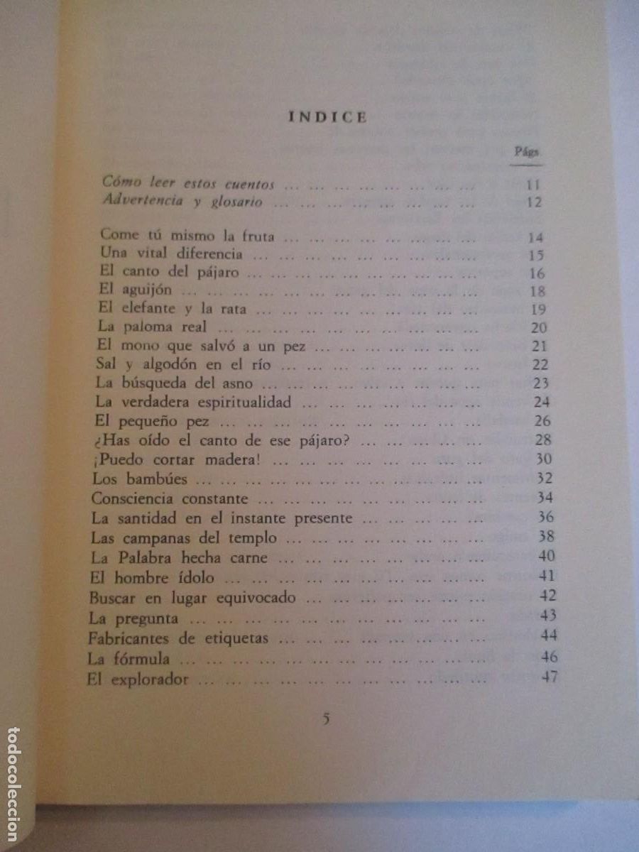 Libros de segunda mano: ANTHONY DE MELLO El canto del p&aacute;jaro W31086 - Foto 2