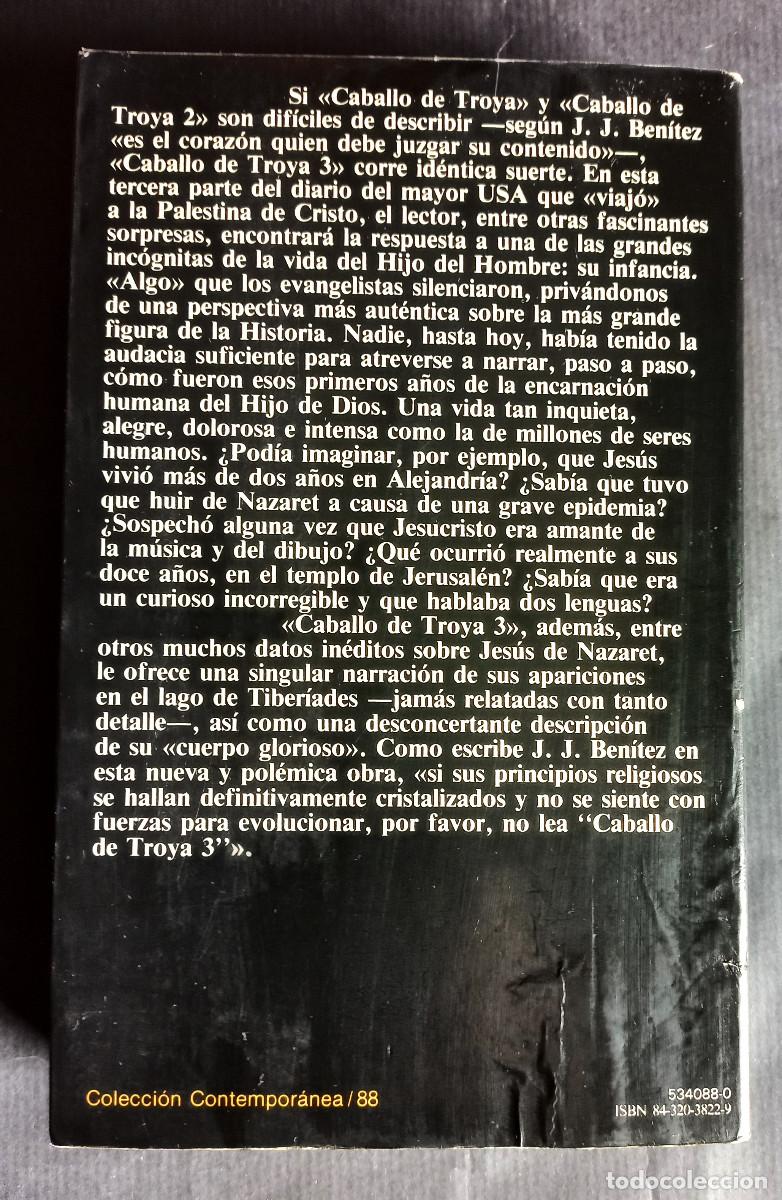Libros de segunda mano: J.J. BENITEZ - CABALLO DE TROYA 3 - ED. PLANETA - 1987 - Foto 2
