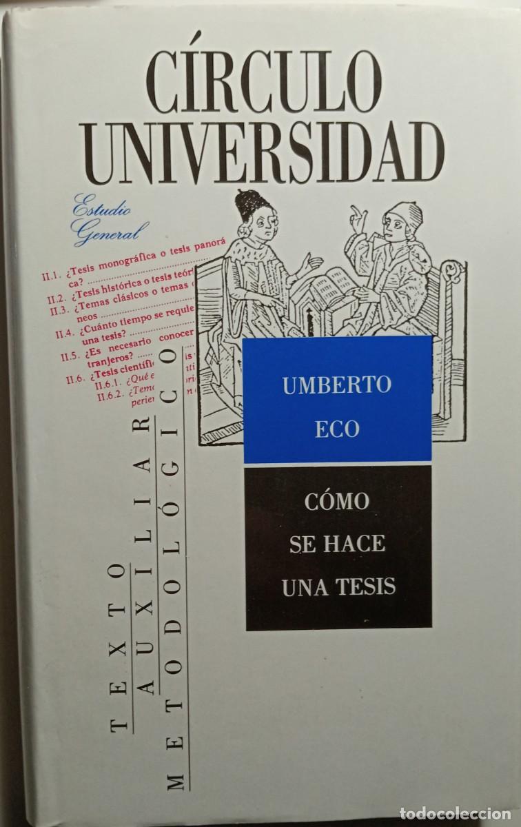 Libros de segunda mano: COMO SE HACE UNA TESIS UMBERTO ECO. - Foto 1