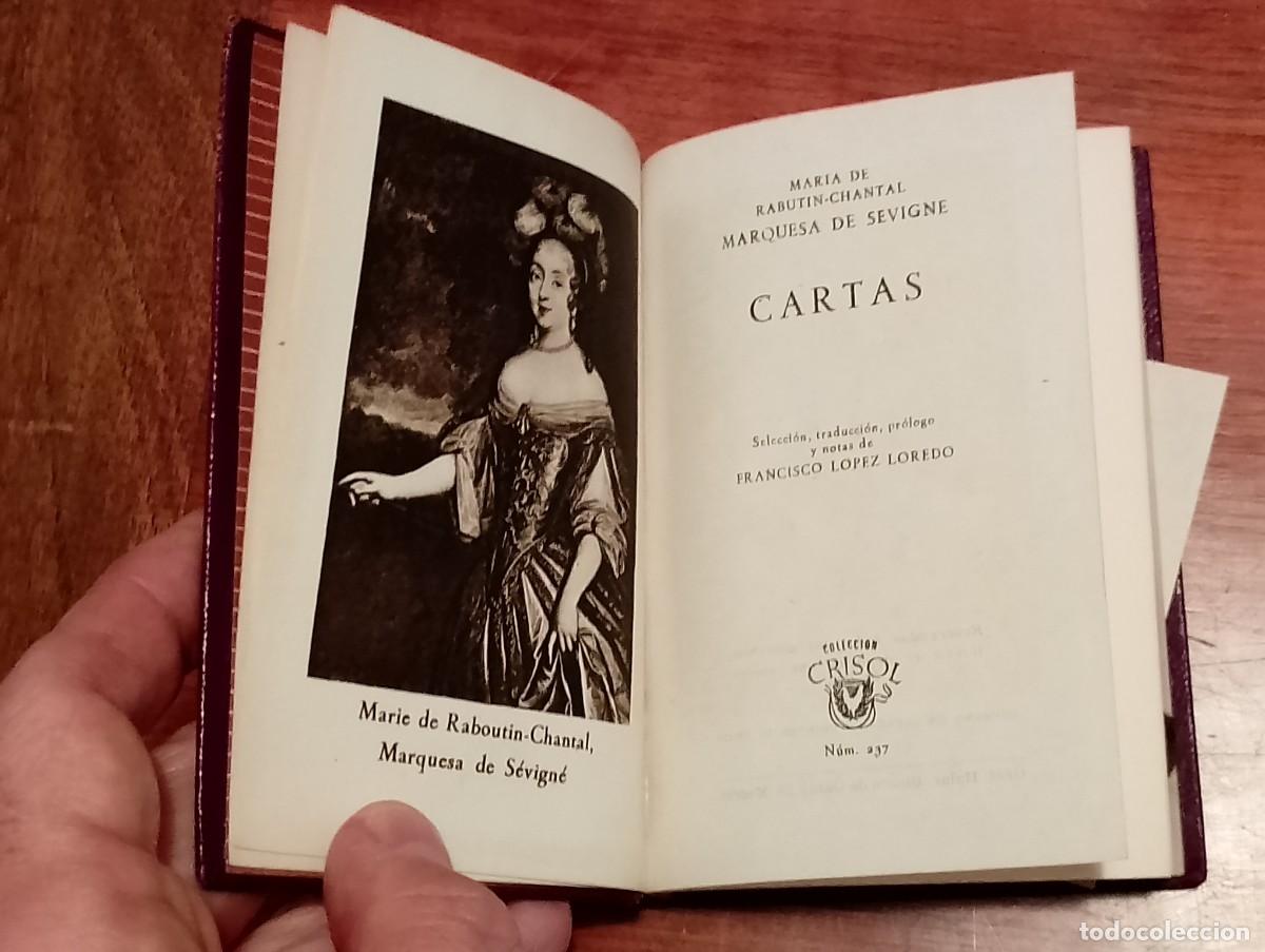 Libros de segunda mano: MARQUESA DE SEVIGNE. CARTAS. 1948. COLECCION CRISOL - Foto 4