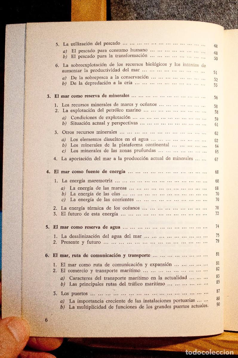 Libros de segunda mano: El mar y sus recursos. Isabel Monguilot. Ed Cincel.1985 - Foto 5