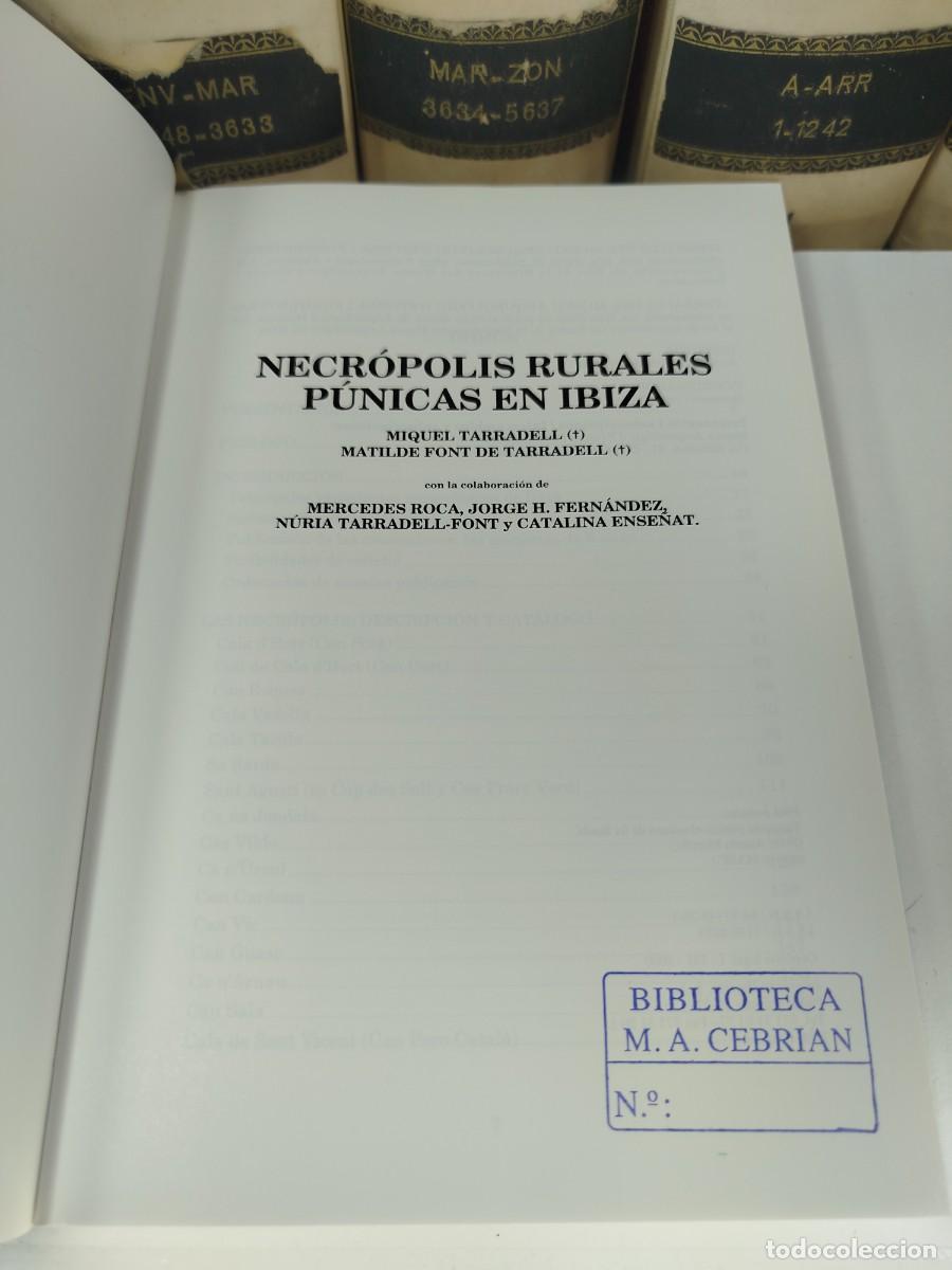 Libros de segunda mano: NECR&Oacute;POLIS RURALES P&Uacute;NICAS EN IBIZA - Foto 3