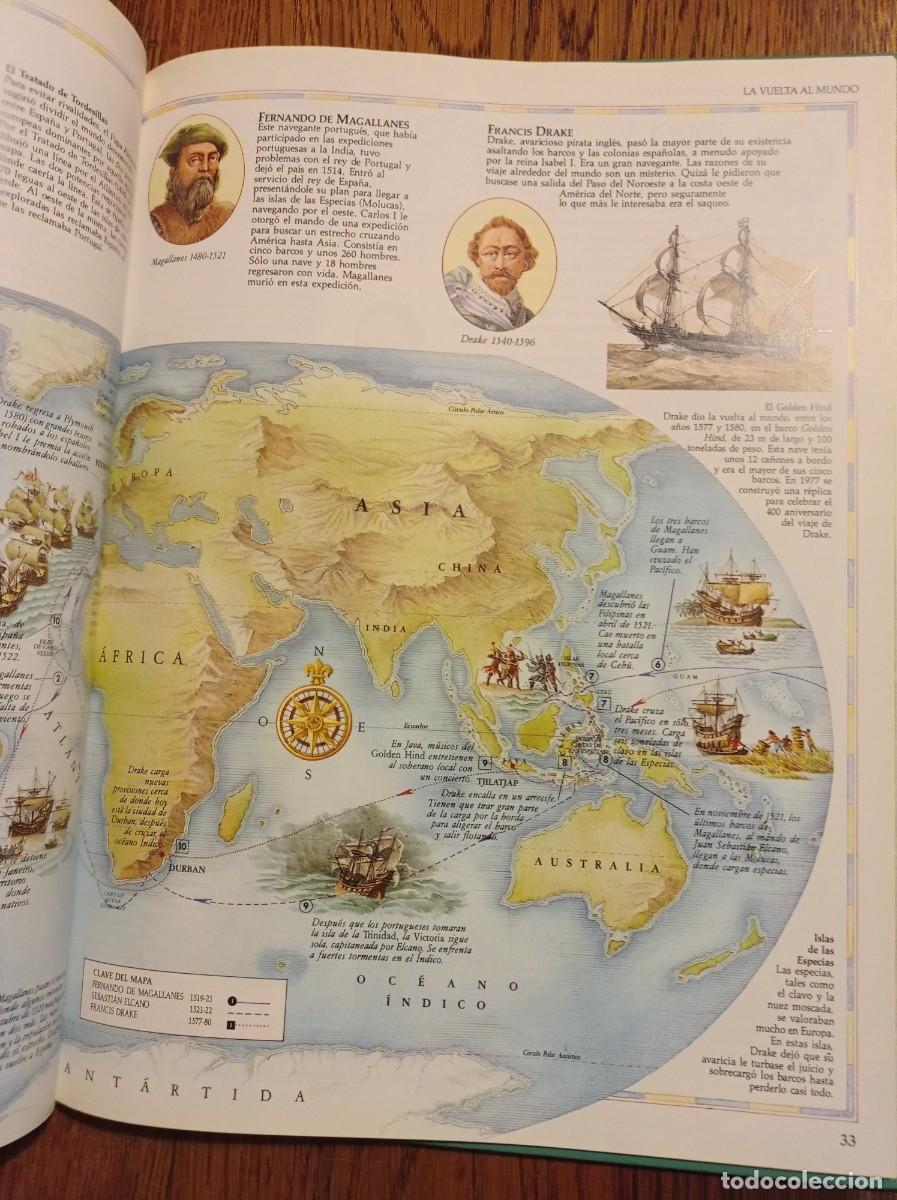 Libros de segunda mano: ATLAS VISUAL DE LOS DESCUBRIMIENTOS BRU&Ntilde;O - Foto 3