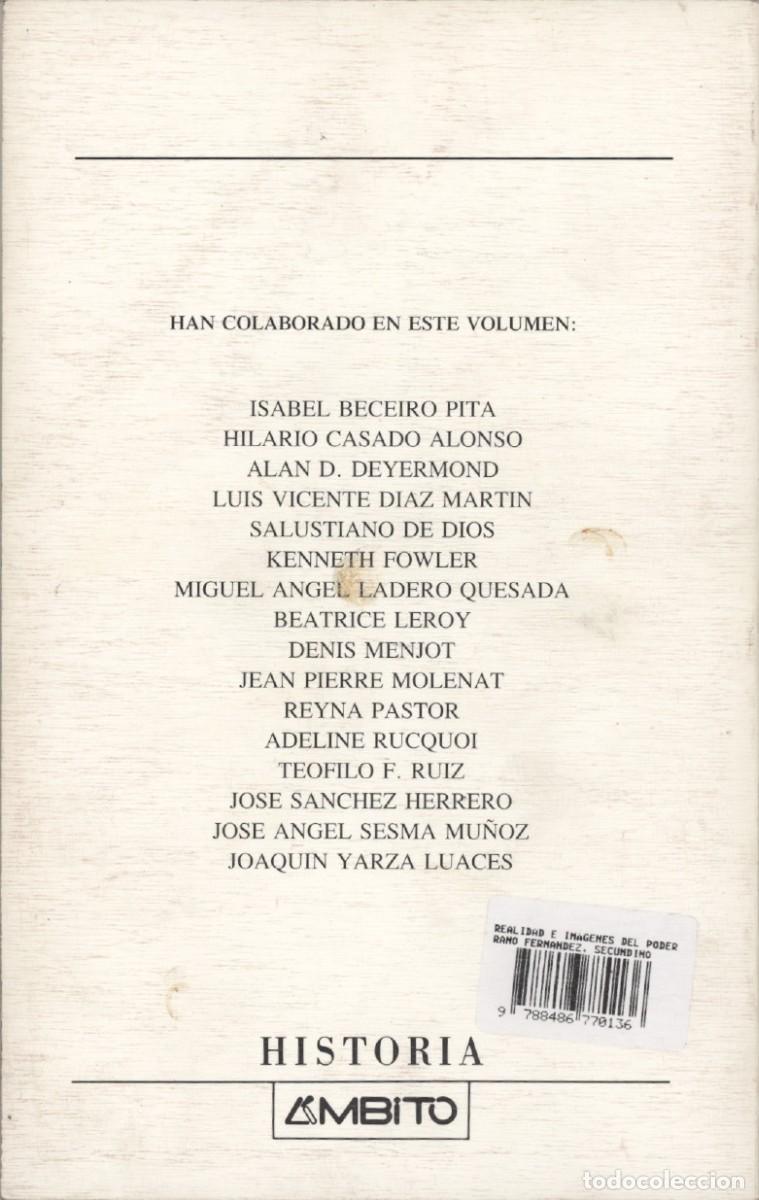 Libros de segunda mano: Realidad e im&aacute;genes del poder: Espa&ntilde;a a fines de la Edad Media. - Foto 2