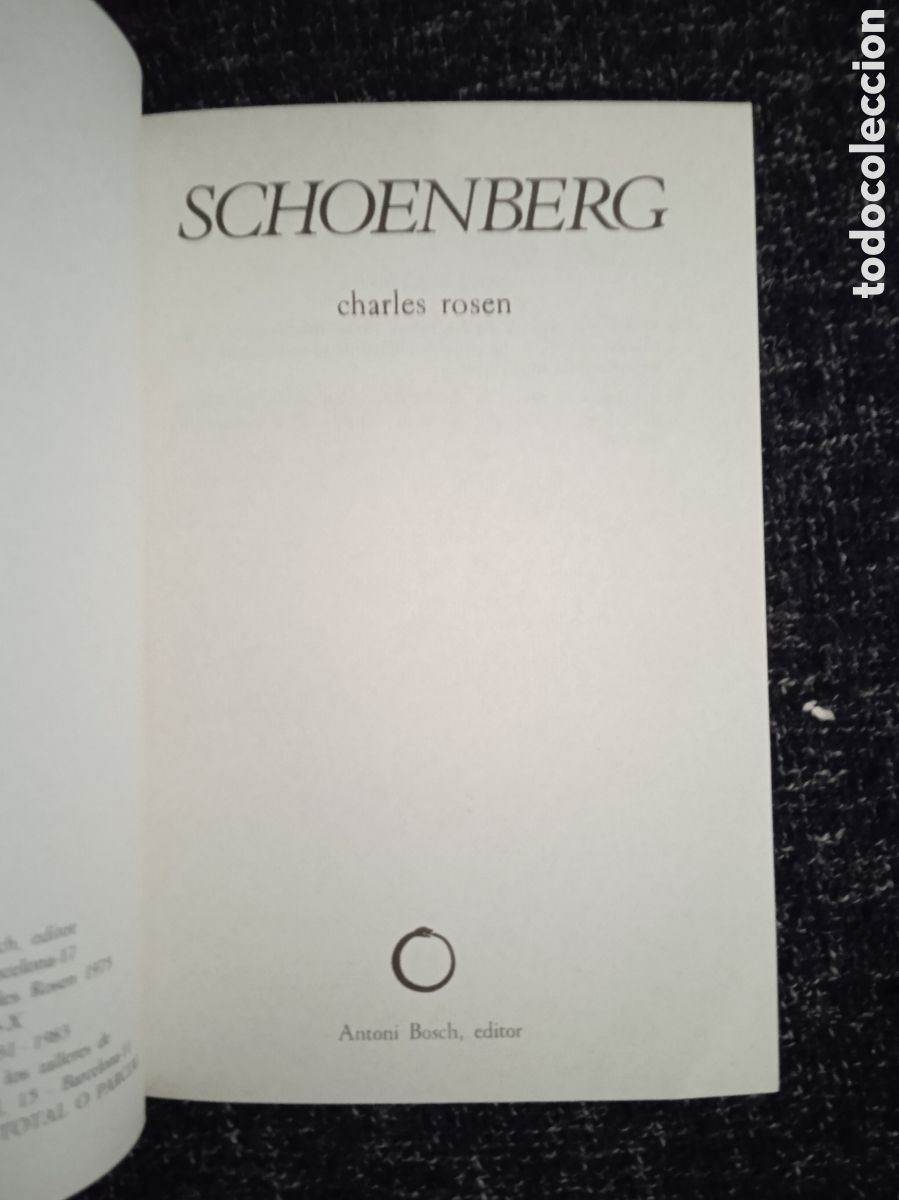 Libros de segunda mano: SCHOENBERG / antoni Bosch - Charles Rosen - Foto 2