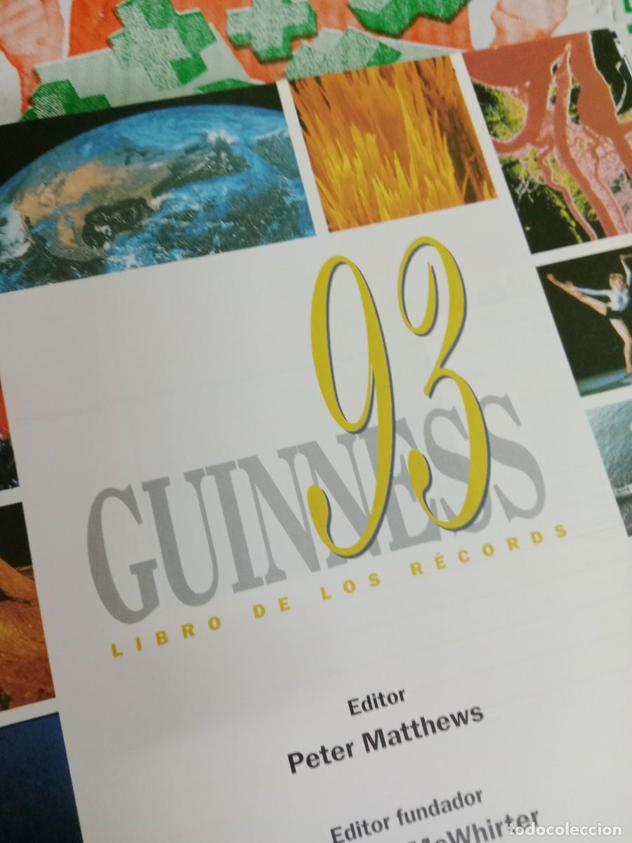 Libros de segunda mano: GG-BARR LIBRO GUINNESS 93 DE LOS RECORDS. KALIBER - Foto 2