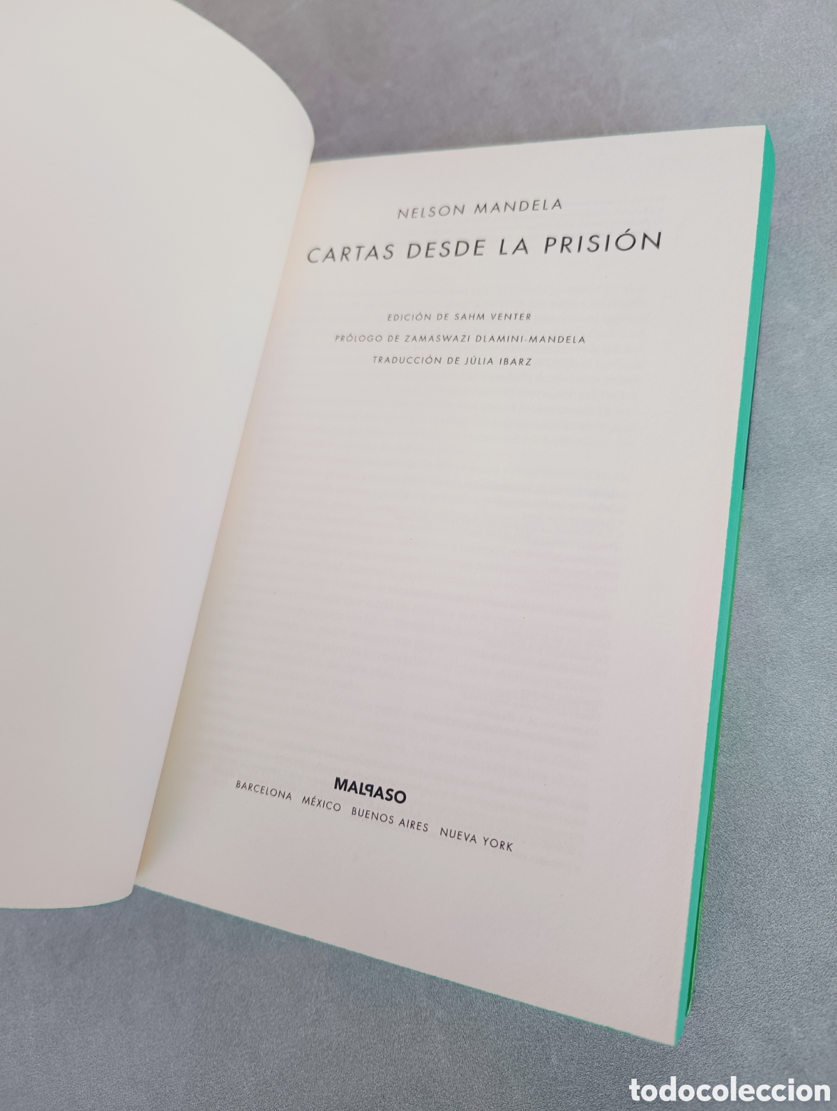 Libros de segunda mano: Cartas desde la prisi&oacute;n. Nelson Mandela - Foto 5