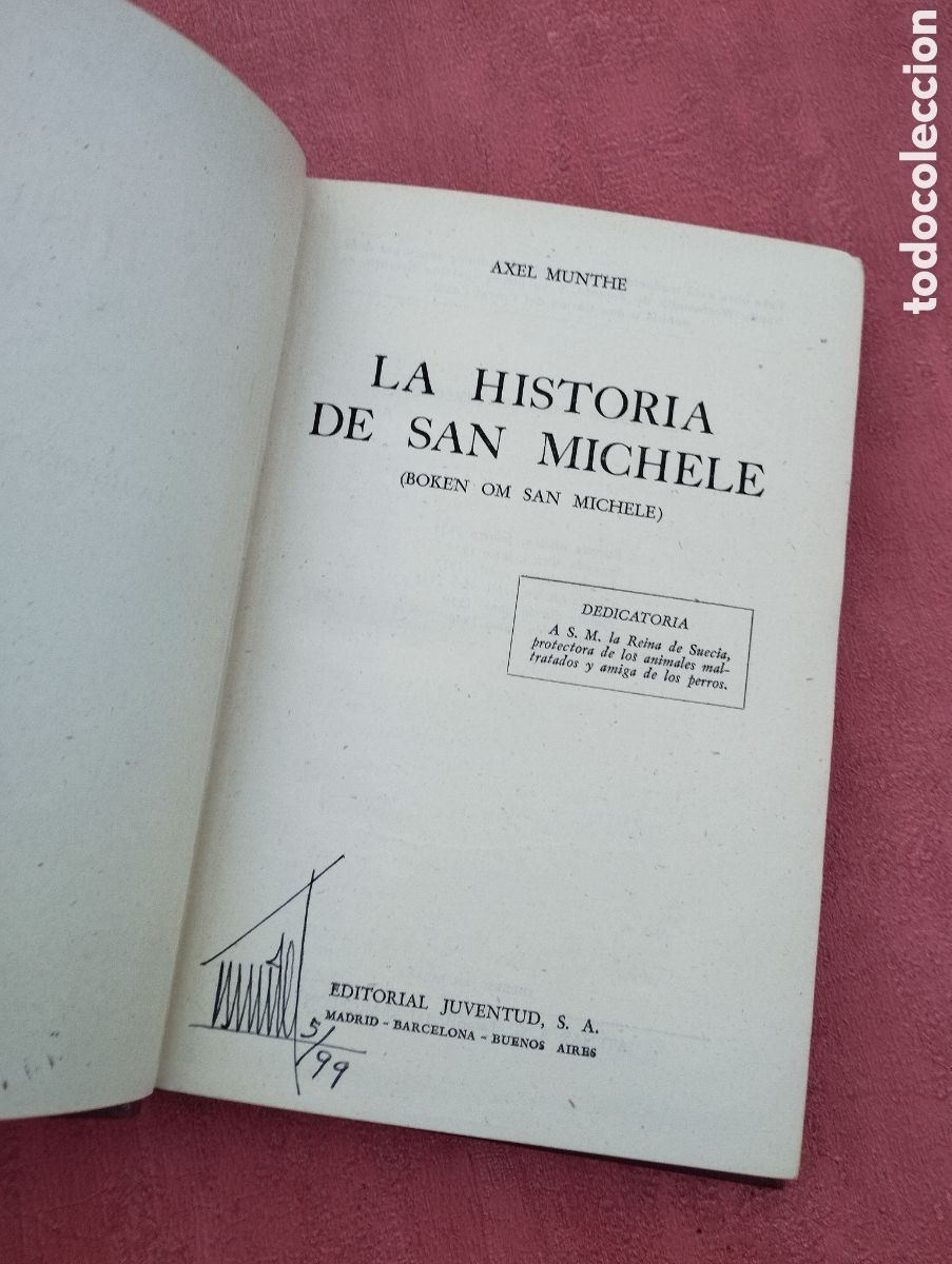 Libros de segunda mano: La historia de San Michele. Axel Munthe. - Foto 1