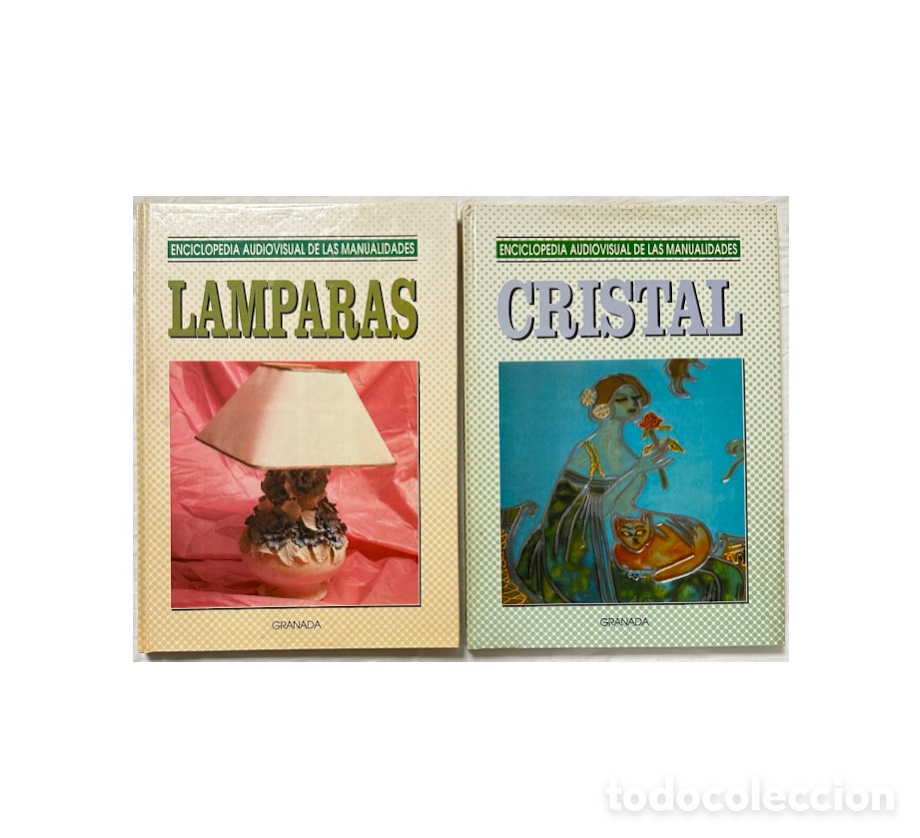 Libros de segunda mano: L&aacute;mparas, Cristal, manualidades. Enciclopedia Audiovisual. 1994.