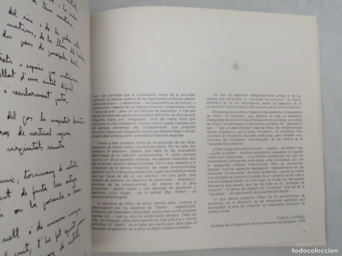 Libros de segunda mano: ALFARO (Andreu Alfaro Hern&aacute;ndez) - Foto 4