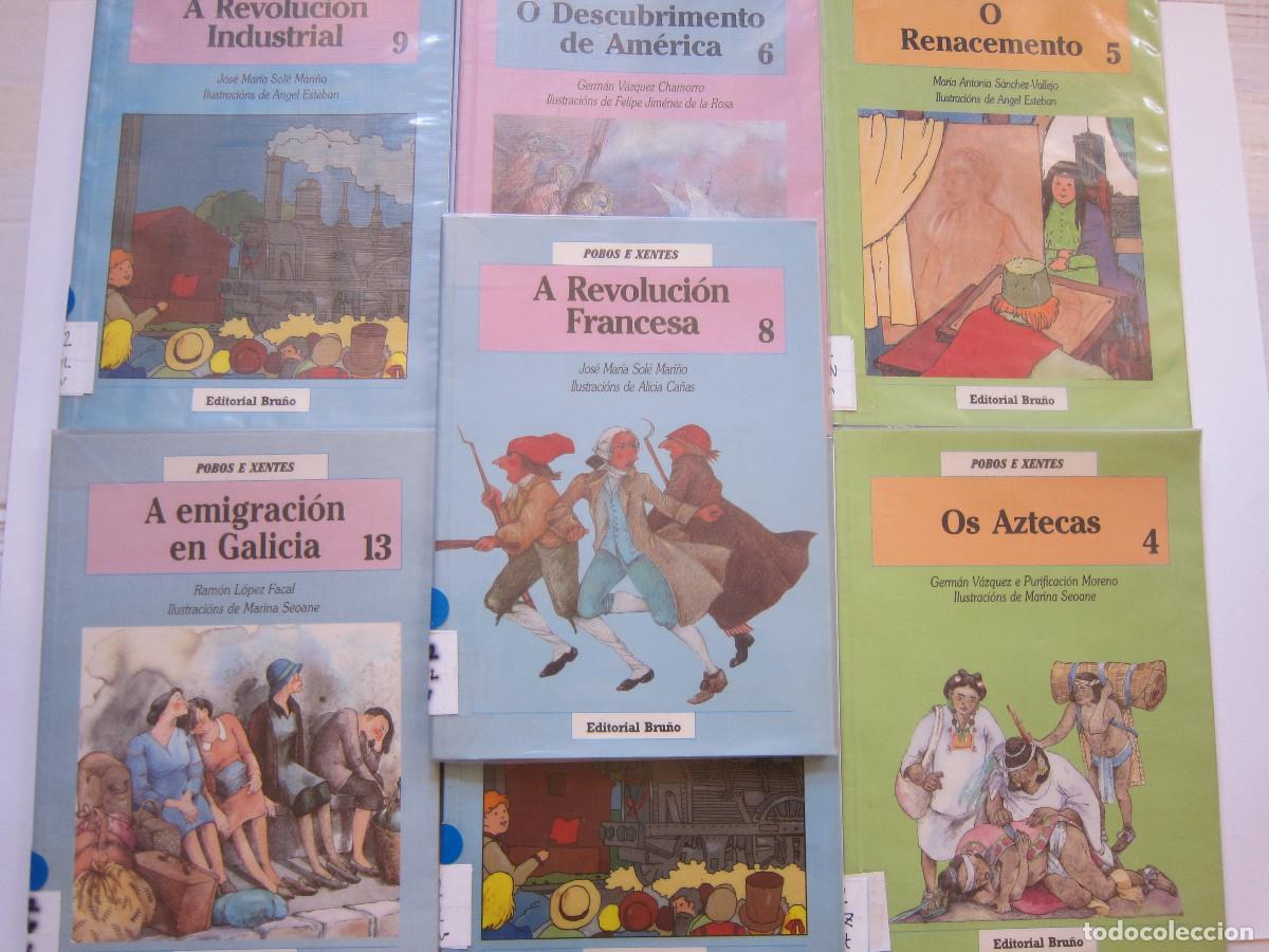 Libros de segunda mano: PACK POBOS E XENTES - O RENACEMENTE, OS AZTECAS... (BRU&Ntilde;O) 6 UD. JUVENIL - Foto 2