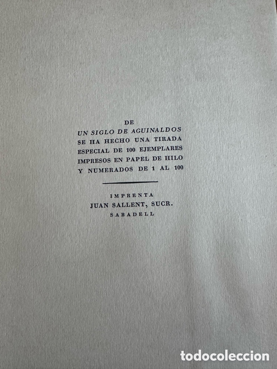 Libros de segunda mano: Un siglo de aguinaldos - Foto 4