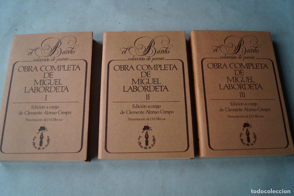 Libros de segunda mano: OBRA COMPLETA DE MIGUEL LABORDETA - Foto 1