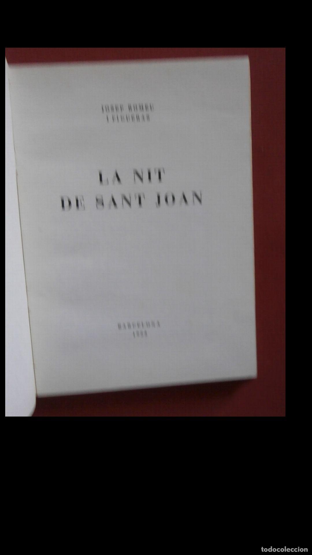 Libros de segunda mano: La nit de Sant Joan. Josep Romeu i Figueres - Foto 5