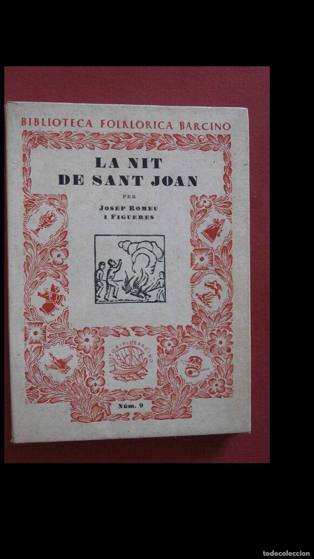 Libros de segunda mano: La nit de Sant Joan. Josep Romeu i Figueres - Foto 1