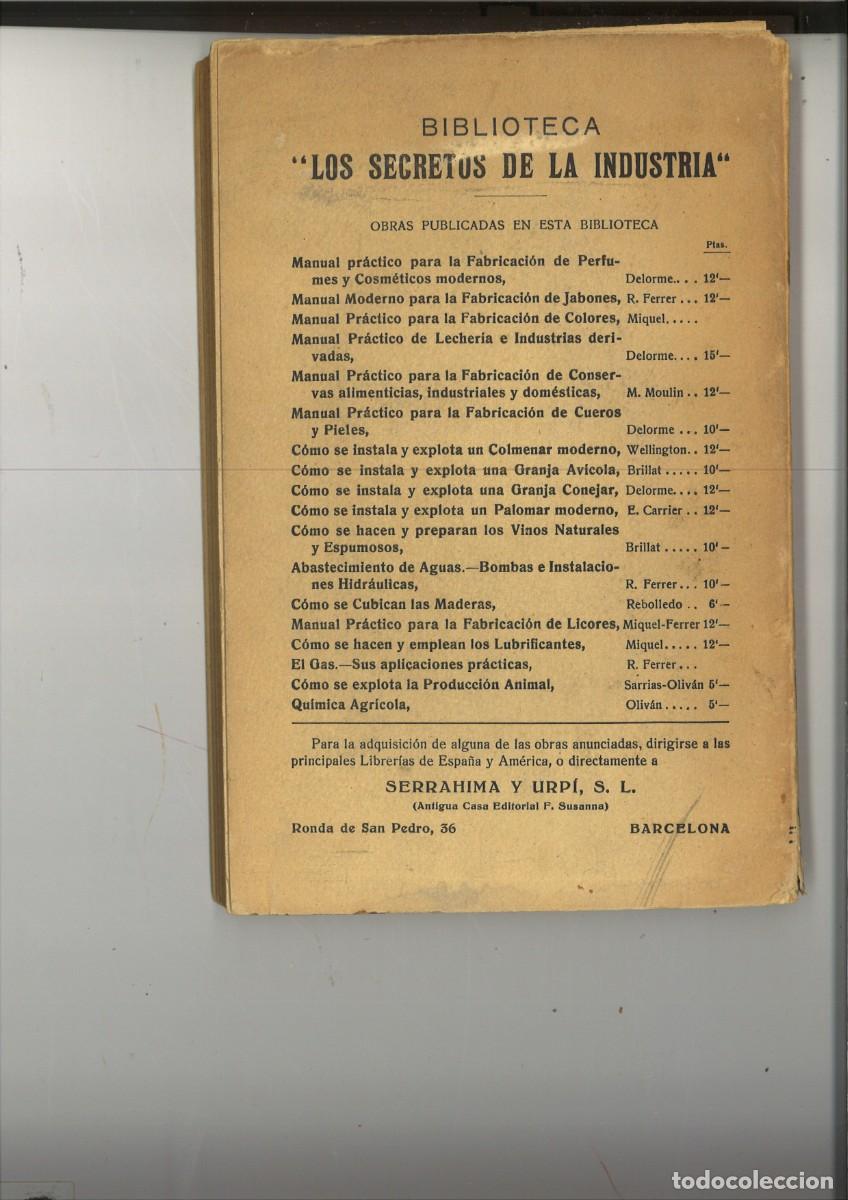 Libros de segunda mano: COMO INSTALAR Y EXPLOTAR UN PALOMAR MODERNO. Edmond Carrier - Foto 3