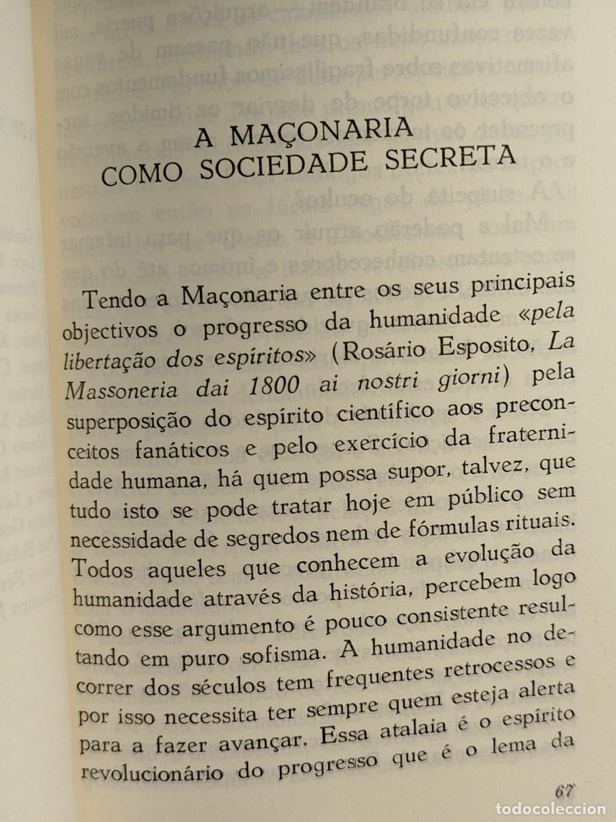 Libros de segunda mano: 1975. O que &eacute; a Ma&ccedil;onaria. Jorge Ramos. - Foto 8