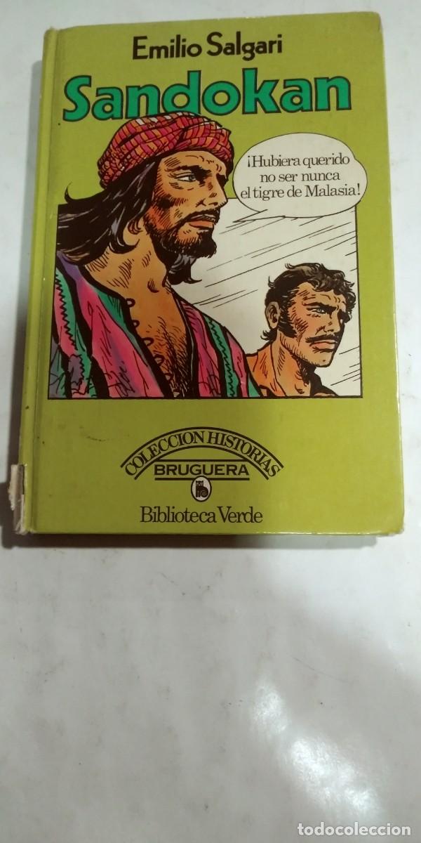 Libros de segunda mano: Sandokan Emilio Salgari Colecci&oacute;n Historias - Foto 1