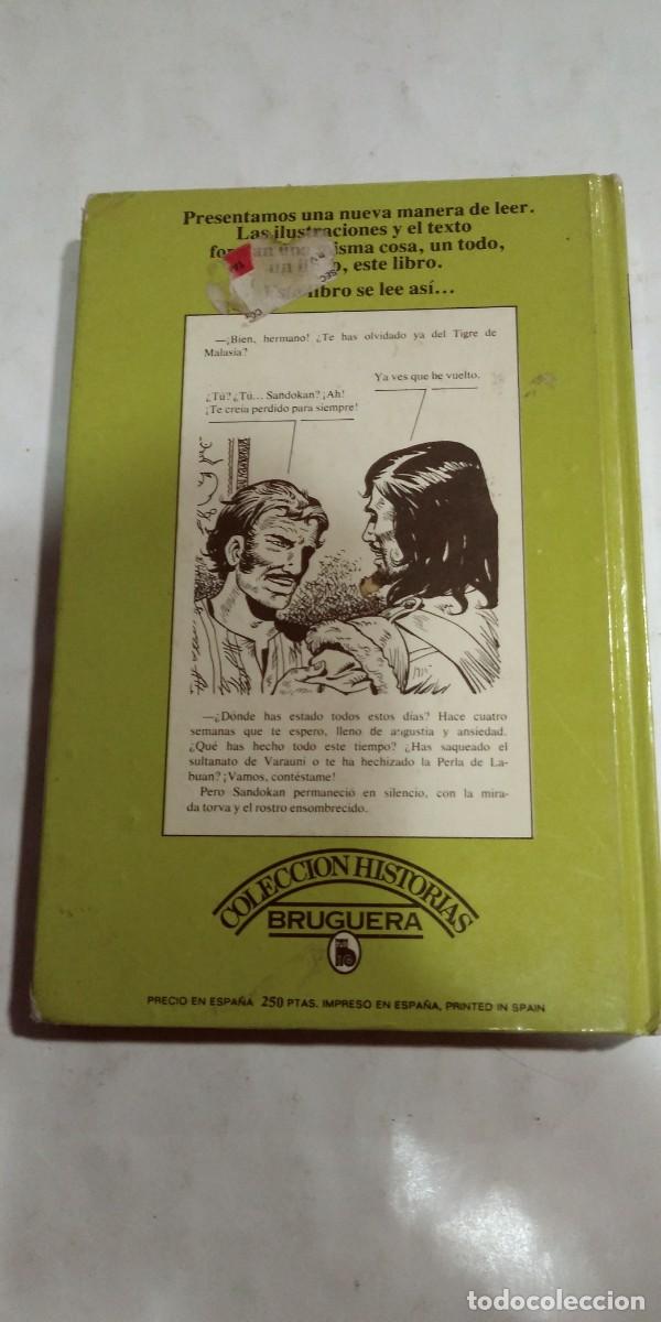 Libros de segunda mano: Sandokan Emilio Salgari Colecci&oacute;n Historias - Foto 2