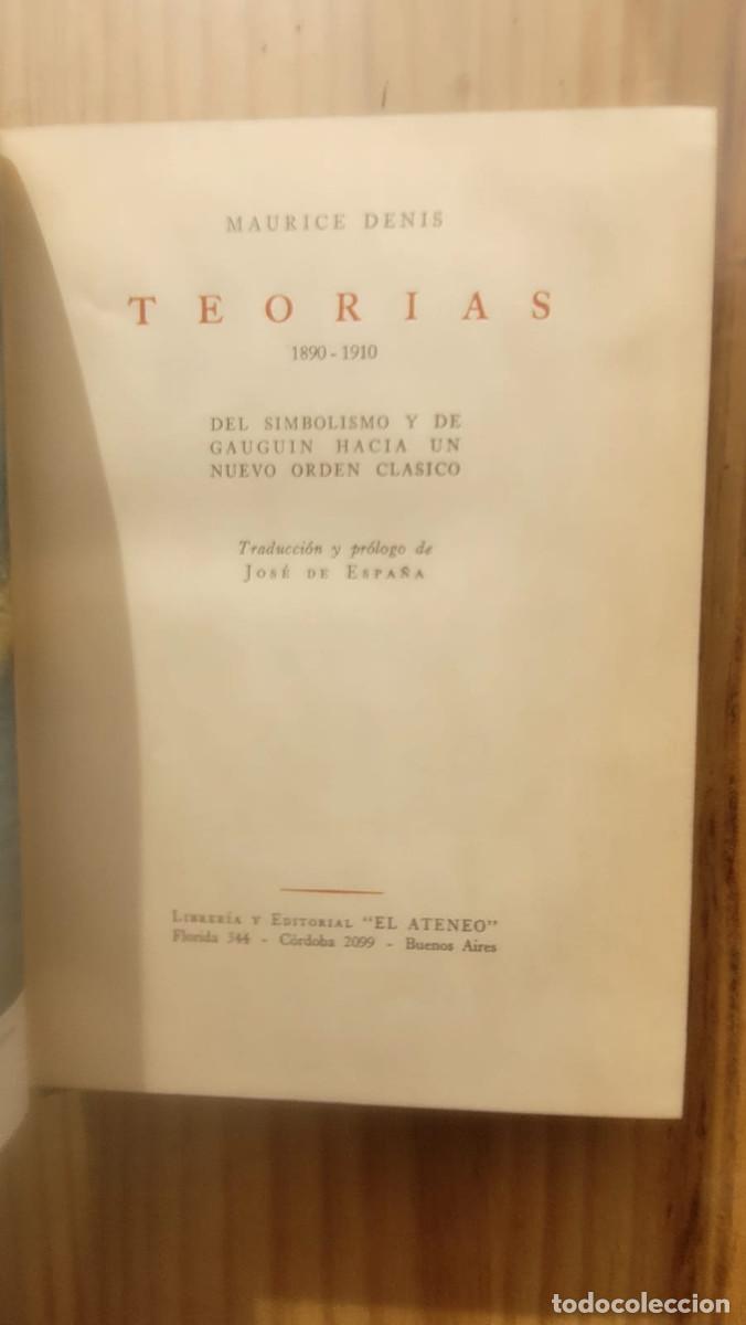 Libros de segunda mano: TEOR&Iacute;AS - MAURICE DENIS (1944) - Foto 2