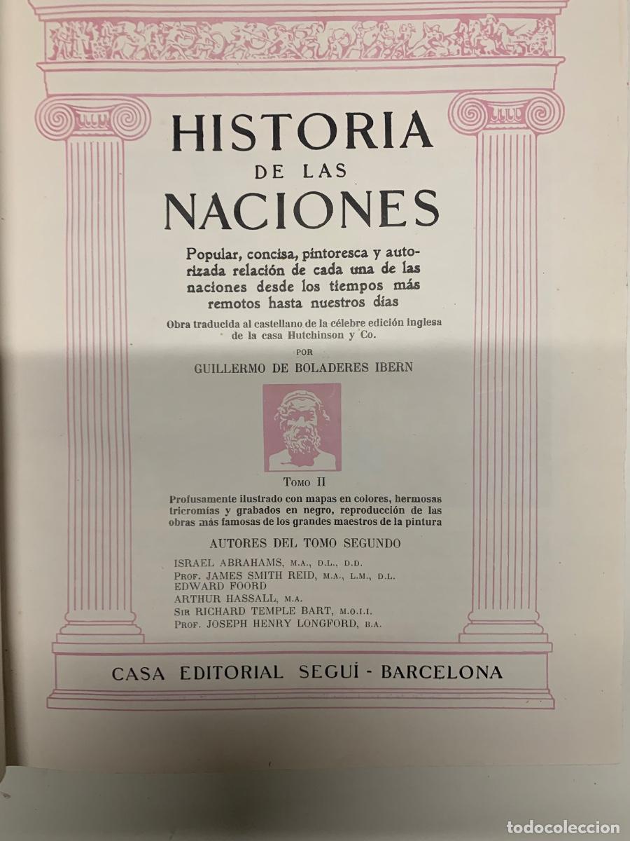 Libros de segunda mano: Historia de las Naciones - Foto 4