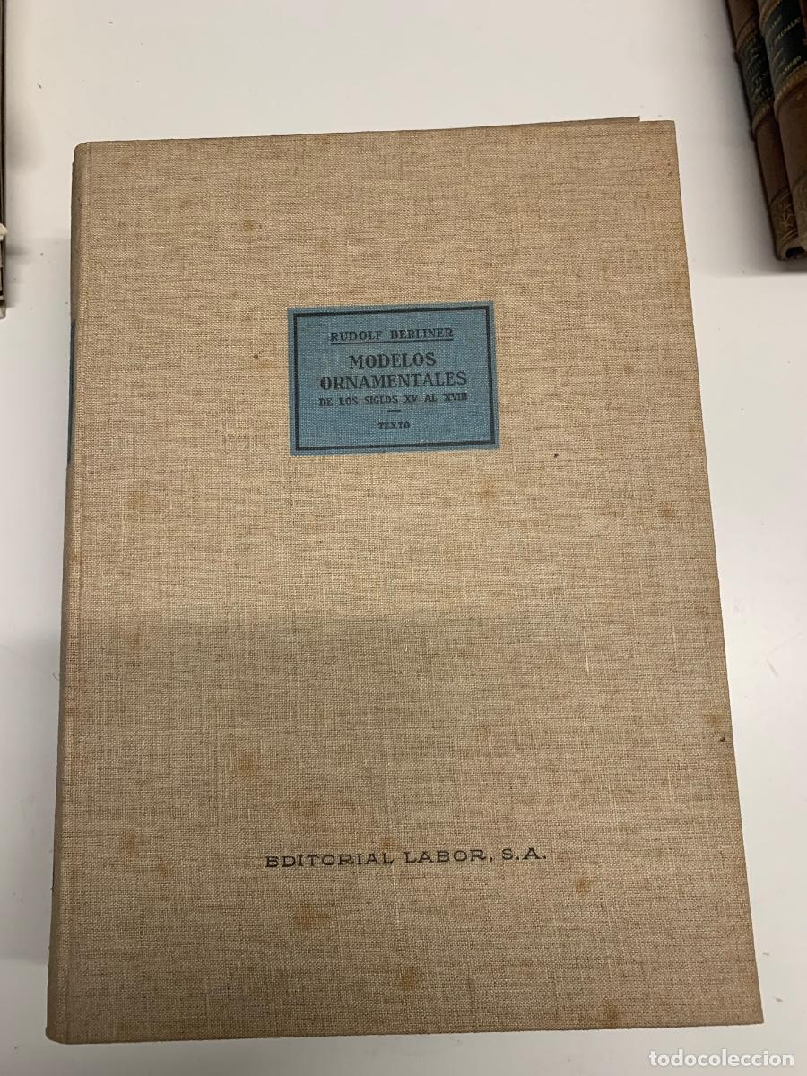 Libros de segunda mano: Modelos ornamentales de los siglos XV al XVIII - Foto 3