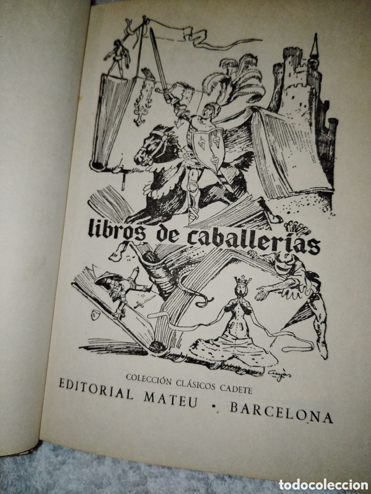 Libros de segunda mano: Libros de caballer&iacute;as. Cl&aacute;sicos Cadete - Foto 4