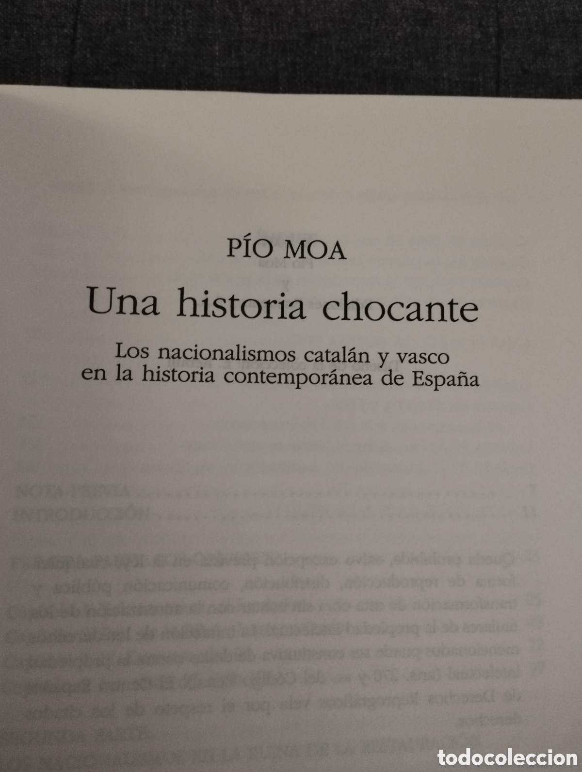 Libros de segunda mano: UNA HISTORIA CHOCANTE (P&Iacute;O MOA) - Foto 2