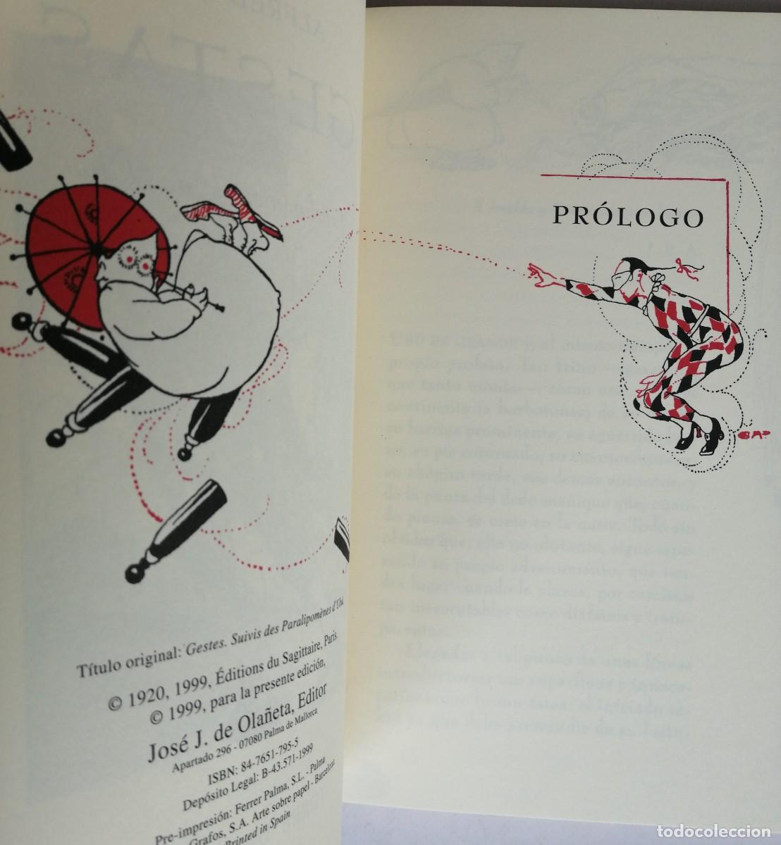 Libros de segunda mano: GESTAS, ALFRED JARRY, PARALIP&Oacute;MENOS DE UB&Uacute; - Foto 3