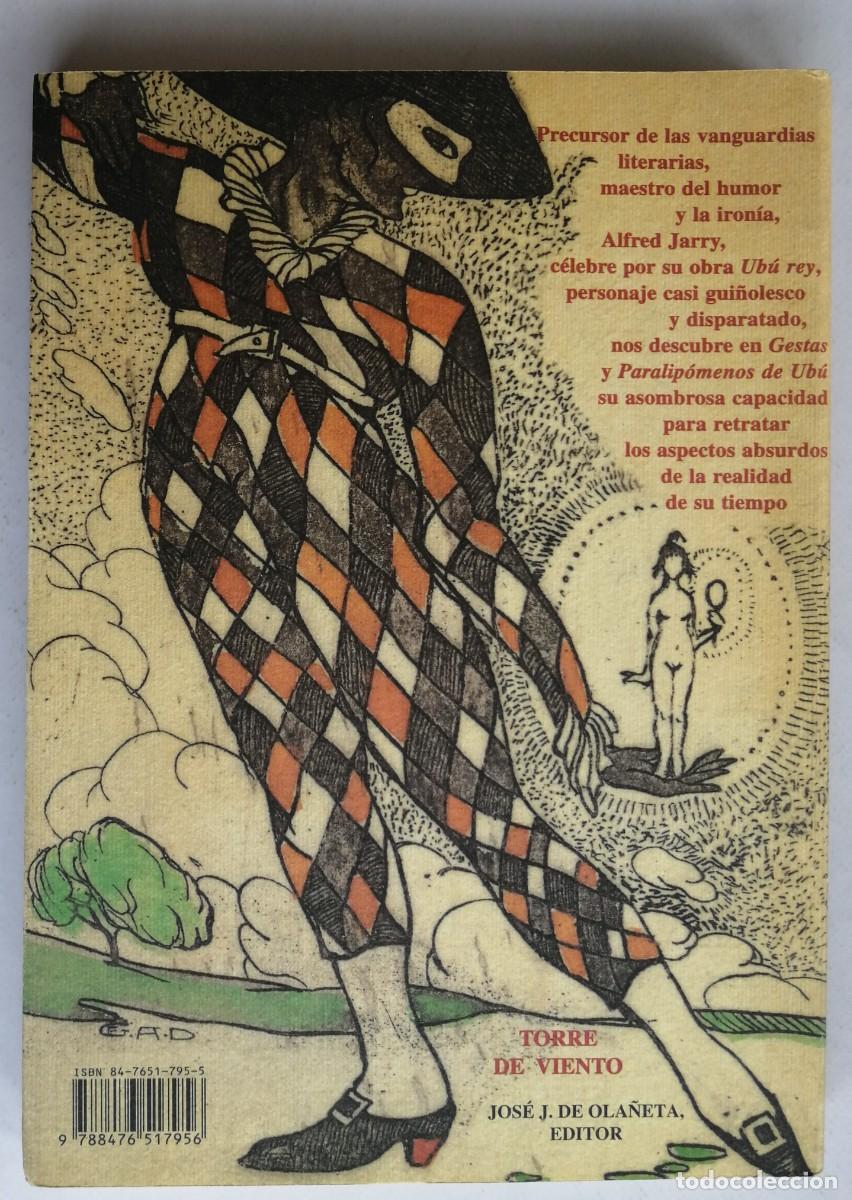 Libros de segunda mano: GESTAS, ALFRED JARRY, PARALIP&Oacute;MENOS DE UB&Uacute; - Foto 4