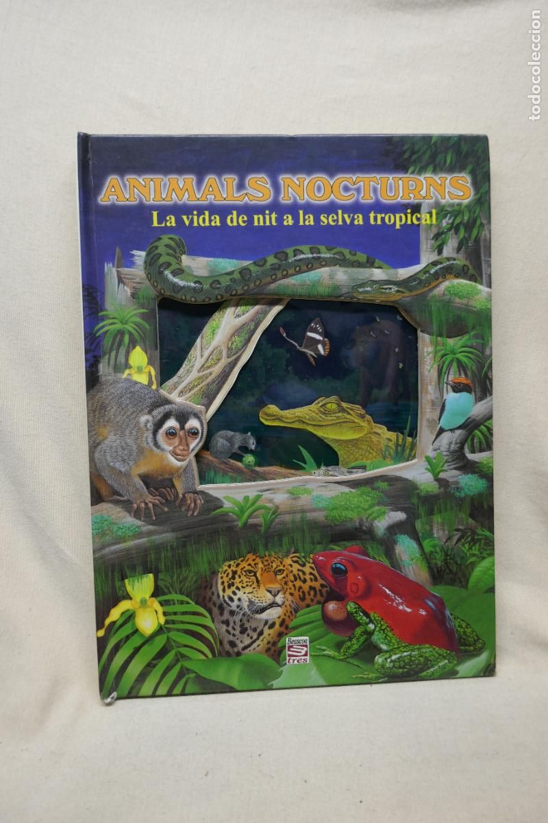 Libros de segunda mano: Animals Nocturns - La vida de nit a la selva tropical (en Catalan) - Foto 1