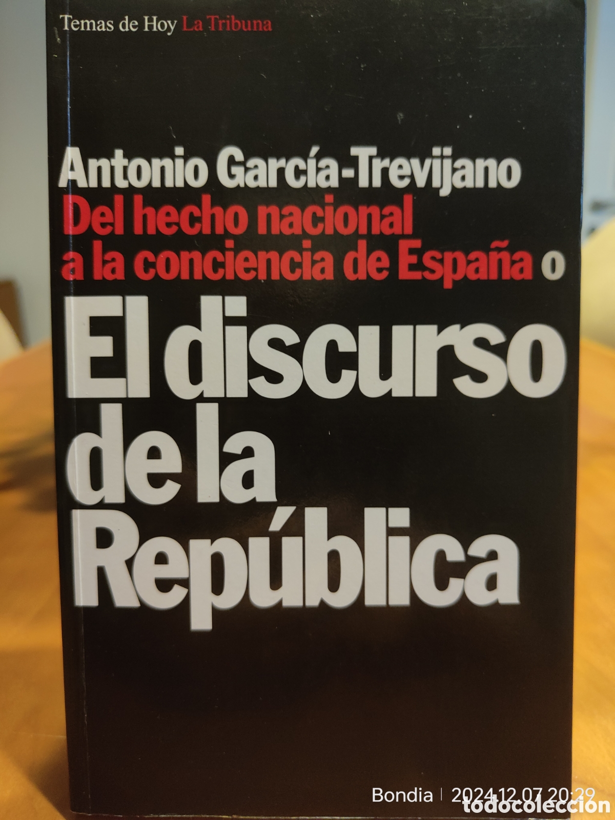 Libros de segunda mano: El discurso de la Rep&uacute;blica - Foto 1