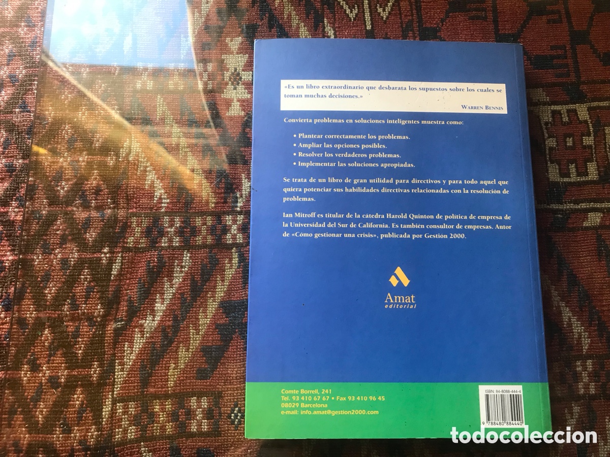 Libros de segunda mano: Convierta problemas y soluciones inteligentes. Ian Mitroff - Foto 3