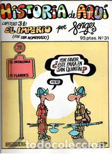 Libros de segunda mano: Historia de Aqu&iacute;, Forges. Fasc&iacute;culo 31: El Imperio - Foto 1