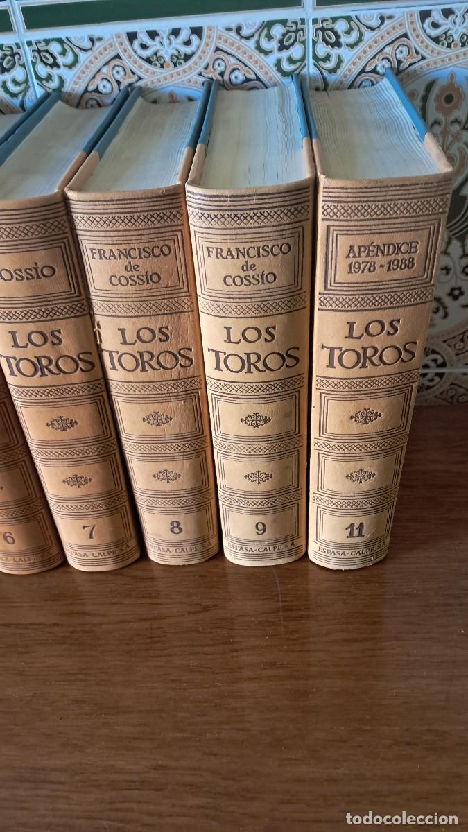 Libros de segunda mano: Los Toros. Coss&iacute;o. Espasa Calpe, 10 tomos (1 al 9 y el 11) - Foto 4
