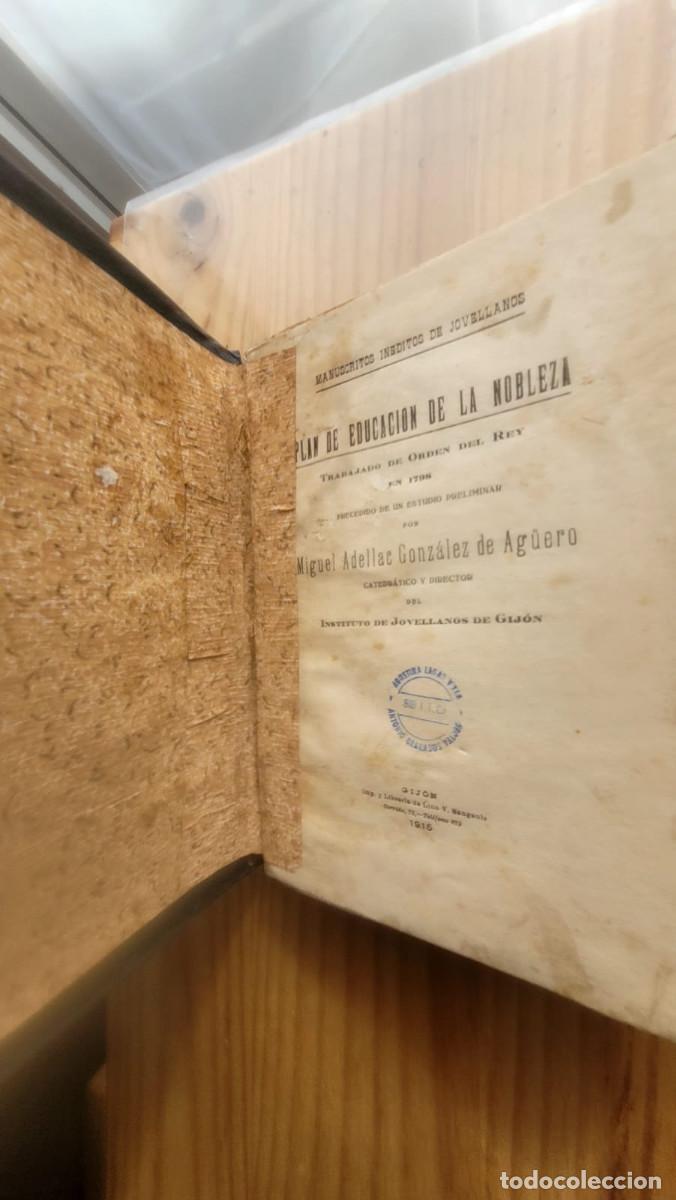 Libros de segunda mano: PLAN DE EDUCACI&Oacute;N DE LA NOBLEZA - JOVELLANOS (1915) - Foto 4
