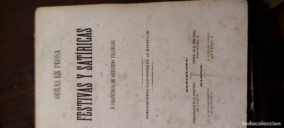 Libros de segunda mano: OBRAS FESTIVAS Y SATIRICAS de los Ingenios Espa&ntilde;oles - Foto 2