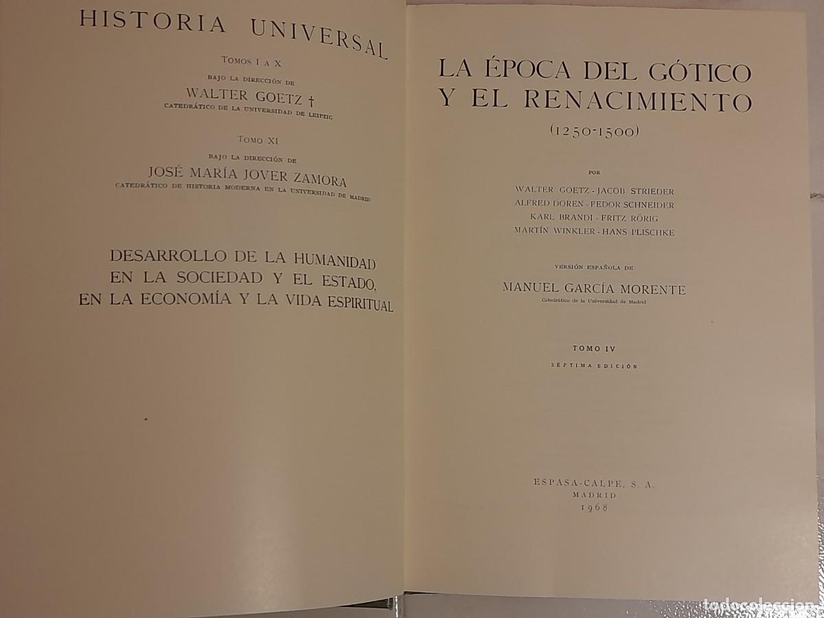 Libros de segunda mano: HISTORIA UNIVERSAL. ESPASA CALPE. 11 TOMOS. - Foto 10