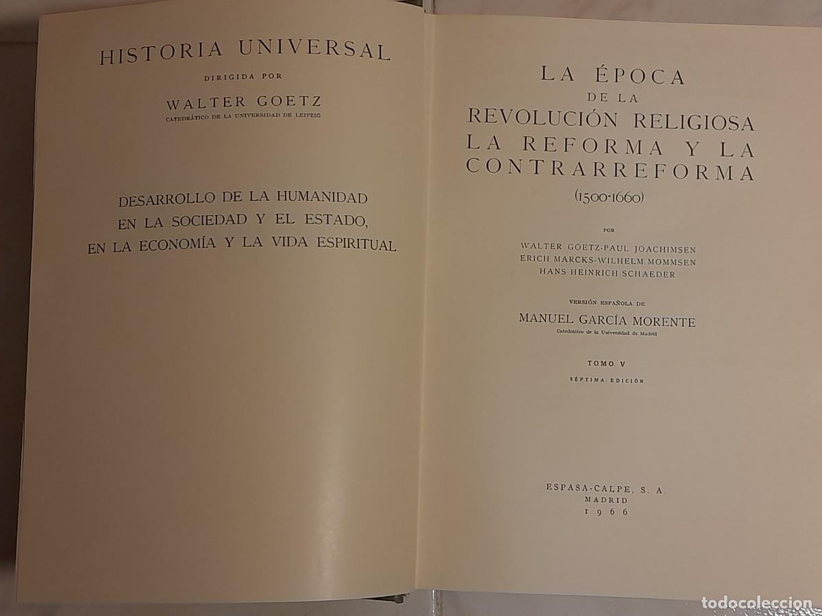Libros de segunda mano: HISTORIA UNIVERSAL. ESPASA CALPE. 11 TOMOS. - Foto 12