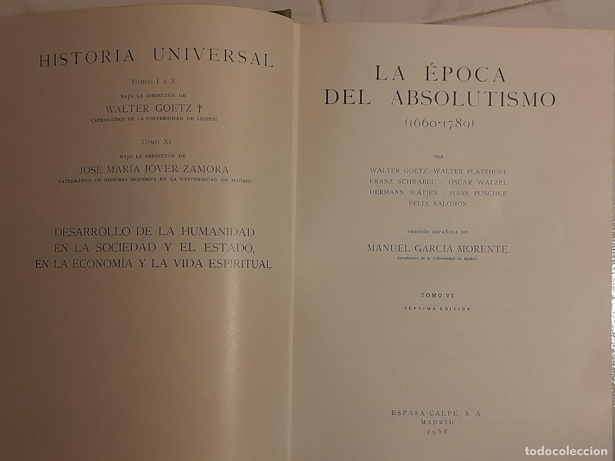 Libros de segunda mano: HISTORIA UNIVERSAL. ESPASA CALPE. 11 TOMOS. - Foto 14