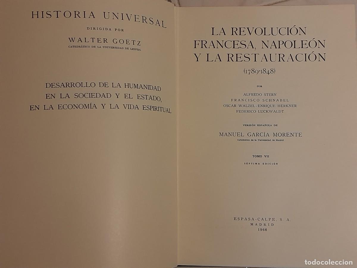 Libros de segunda mano: HISTORIA UNIVERSAL. ESPASA CALPE. 11 TOMOS. - Foto 16