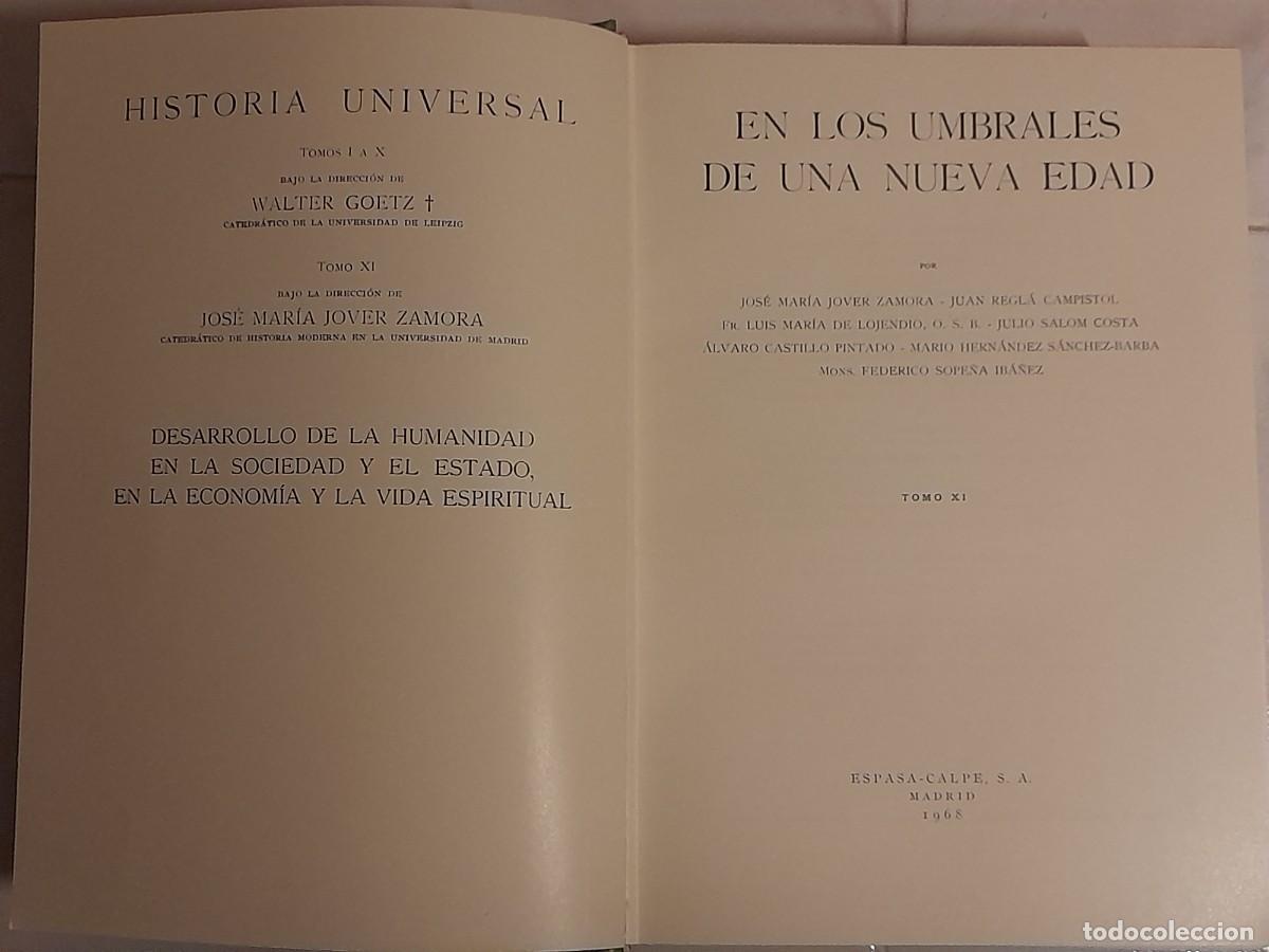 Libros de segunda mano: HISTORIA UNIVERSAL. ESPASA CALPE. 11 TOMOS. - Foto 24