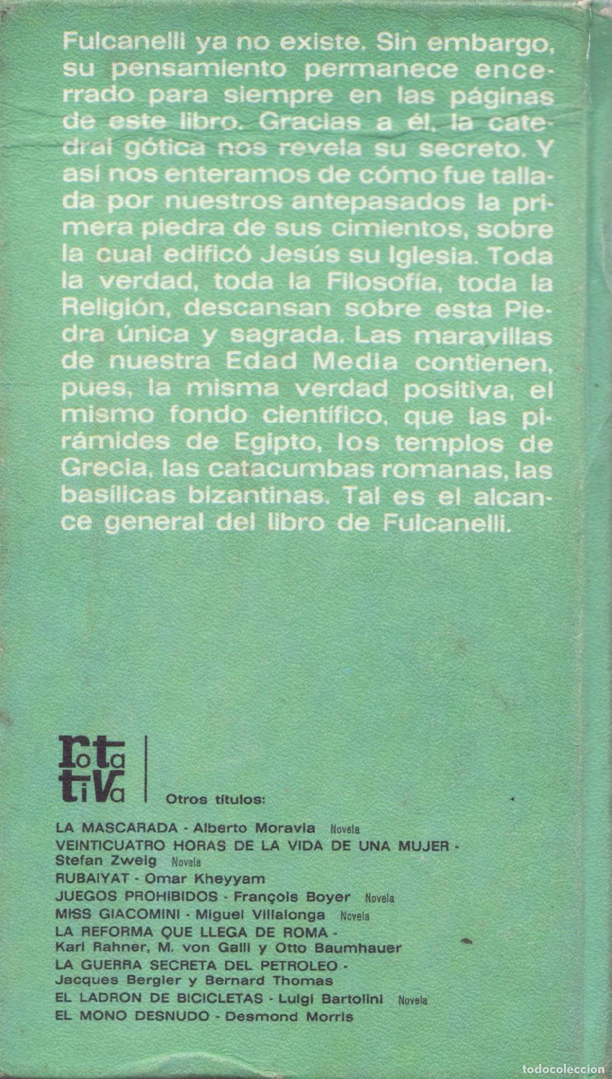 Libros de segunda mano: El misterio de las catedrales - Fulcanelli - Foto 2