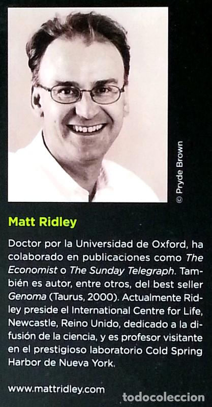 Libros de segunda mano: Qu&eacute; nos hace humanos - Matt Ridley - Foto 4