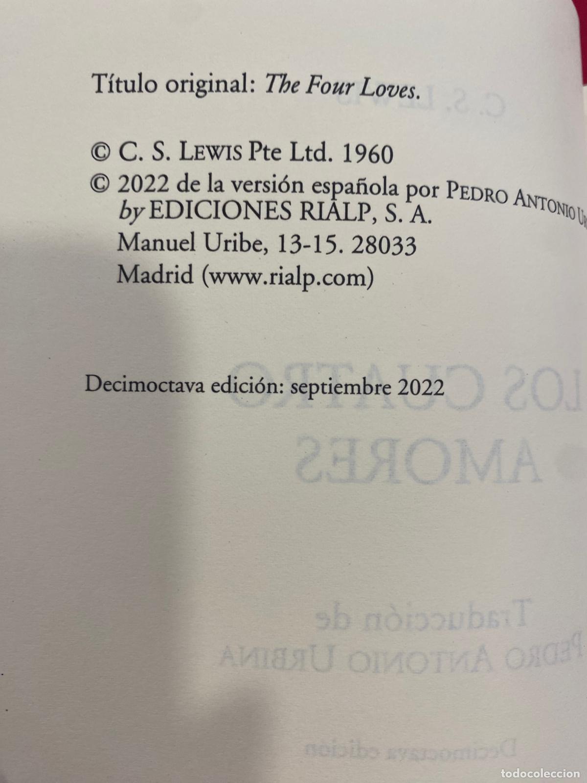 Libros de segunda mano: C. S. Lewis. Los cuatro Amores - Foto 2
